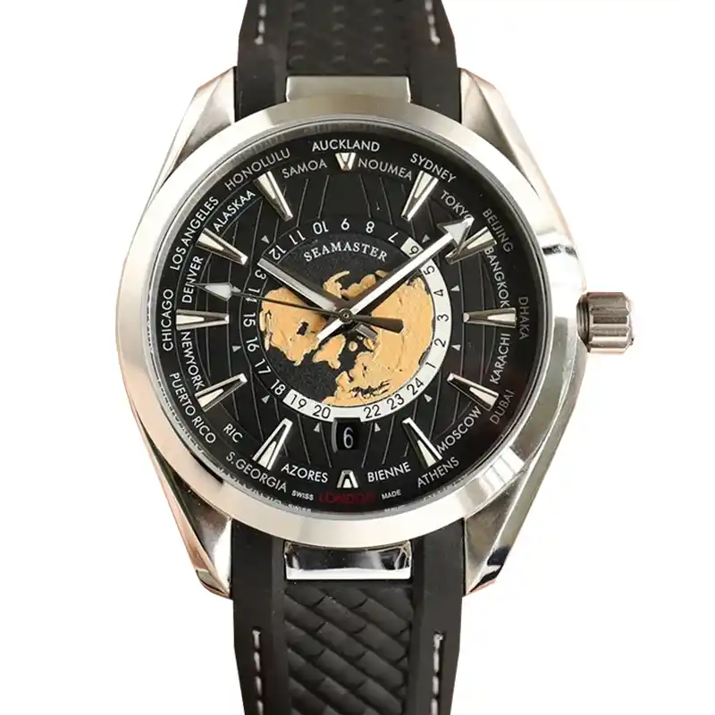 ساعت مچی امگا مدل OMEGA Seamaster Worldtimer